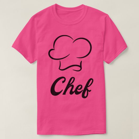 Kok Chef Pet Koken Keuken T-shirt (Design voorkant)
