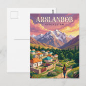 Kök-Tash Kirgizië Briefkaart (Voorkant / Achterkant)