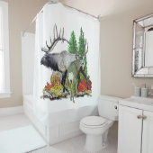 Kok van ellenzen en muilherten douchegordijn (In situ)