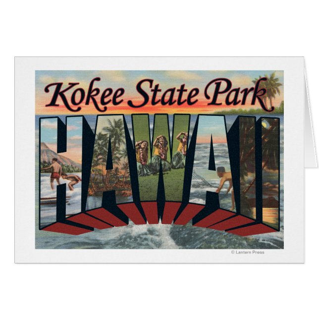 Kokee State Park, Hawaii - Large Letter Scenes (Voorkant Horizontaal)