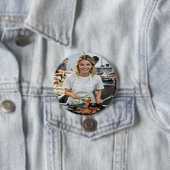 Koken Bacon Foto Aanpassen Ronde Button 7,6 Cm (In situ)