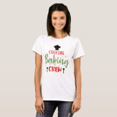 Koken Bakken Crew Merry Kerstboom Kerstmis T-shirt (Voorkant volledig)