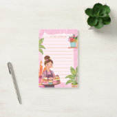 Koken Bakken Keuken Cute Bloemen Bloem Meisjesacht Post-it® Notes (Kantoor)