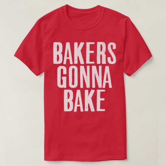Koken Bakker Ga Bakken Bakliefhebber Voedsel Stijl T-shirt (Design voorkant)