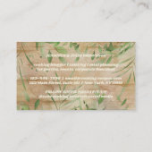 Koken blog Cutting Board Chef vanilla ivoor Visitekaartje (Achterkant)