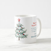 Koken Brengt Vreugde Kerstmok Koffiemok (Voorkant rechts)