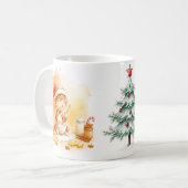 Koken Brengt Vreugde Kerstmok Koffiemok (Voorkant links)