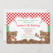 Koken Chef Beer Birthday Party Kaart (Voorkant)