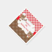 Koken Chef Beer Birthday Party Servet (Hoek)