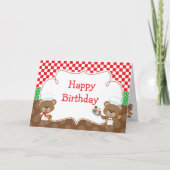 Koken Chef Beer Feestje Kaart (Voorkant)