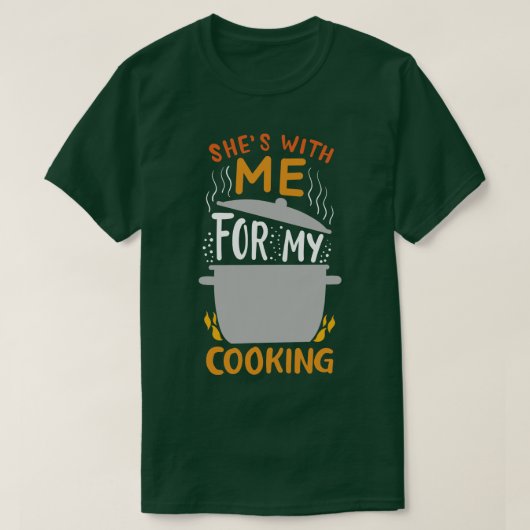 Koken Chef Cook Husband T-shirt (Design voorkant)