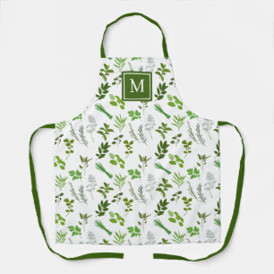 Koken Culinaire Tuin Kruiden Monogrammed Schort