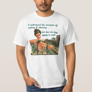 Koken en schoonmaken Concepten T-shirt