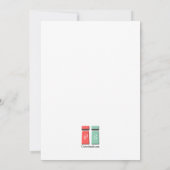 Koken Gereedschap Stock De Keuken Douche Uitnodigi Kaart (Achterkant)