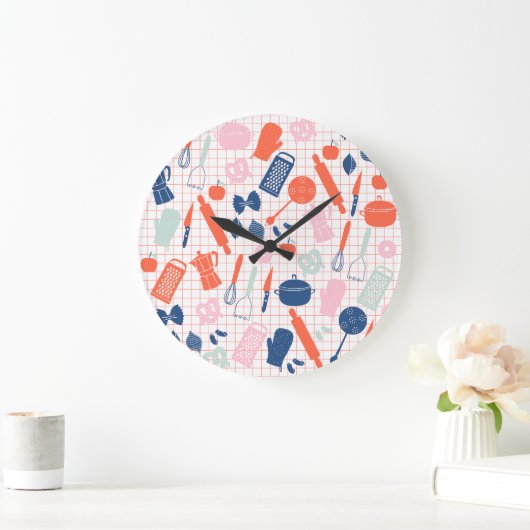 Koken gereedschap wandklok (Huis)