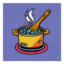 Koken Glanzend Poster