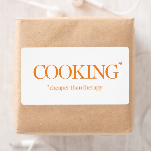 Koken goedkoper dan therapie etiket (Insitu)