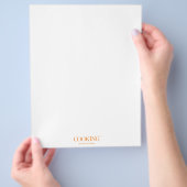 Koken goedkoper dan therapie flyer (Hand)