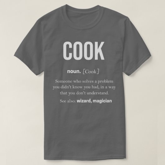 Koken Gourmet Chef Culinaire Gastronomie (5) T-shirt (Design voorkant)