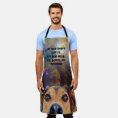 Koken hondenvoer schort (Gedragen)