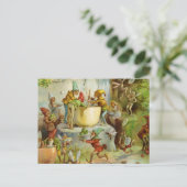 Koken in de gnoom keuken briefkaart (Staand voorkant)