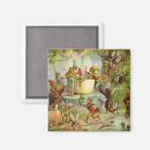 Koken in de gnoom keuken magneet (Voorkant / Achterkant)