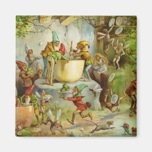 Koken in de gnoom keuken magneet