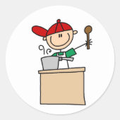 Koken in de keuken Sticker (Voorkant)