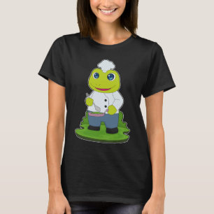 Koken in een kikkerkoekenpan t-shirt