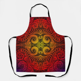 Koken in kleur Doodle Schort