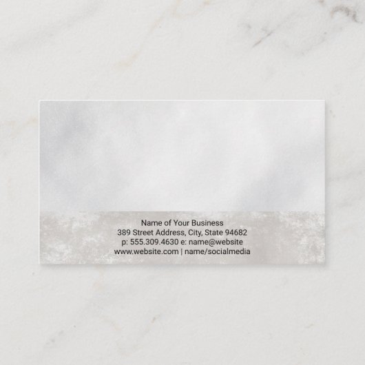 Koken in Pot en Spatula Visitekaartje (Achterkant)