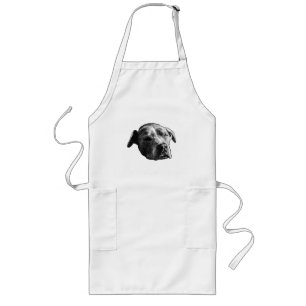 Koken in stille vreugde lang schort