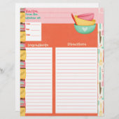 Koken is een kunstontvangst toevoeging (Voorkant / Achterkant)