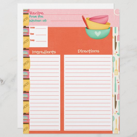 Koken is een kunstontvangst toevoeging (Voorkant / Achterkant)