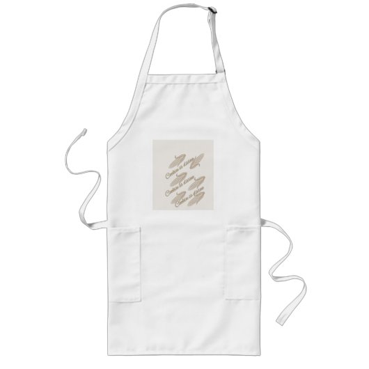 Koken is het Goddelijke Maïs Schort (Voorkant)