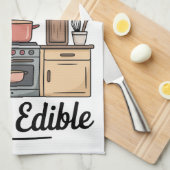 Koken is Liefde Theedoek (Quarter Fold)