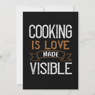 Koken is liefde zichtbaar gemaakt save the date