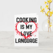 Koken is mijn liefdestaal, eten is mijn liefde Lan Kaart (Gele Bloem)