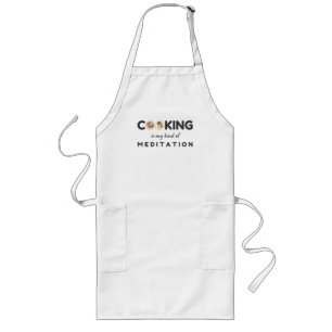 Koken is mijn soort meditatie - grappige keuken lang schort