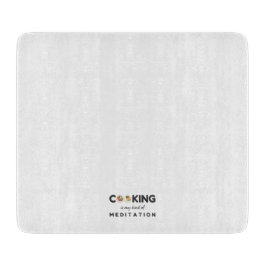 Koken is mijn soort meditatie - grappige keuken snijplank