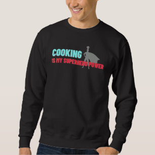 Koken is mijn superheld Power Chef Cook Grill 7 Trui