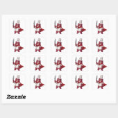 Koken Is Mijn Superkracht Vierkante Sticker (Vel)