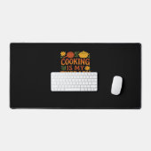 Koken is mijn therapie Oversized T-shirt Bureaumat (Keyboard & Muis)