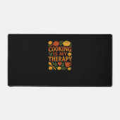 Koken is mijn therapie Oversized T-shirt Bureaumat (Voorkant)