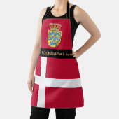 Koken keuken Denemarken en Deense vlagkaaskeuken Schort (Insitu)