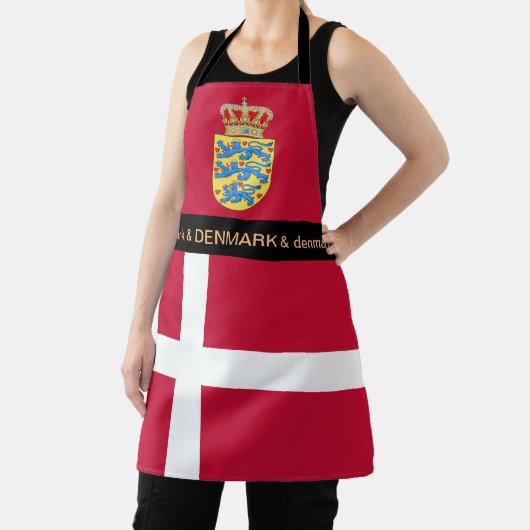 Koken keuken Denemarken en Deense vlagkaaskeuken Schort (Insitu)