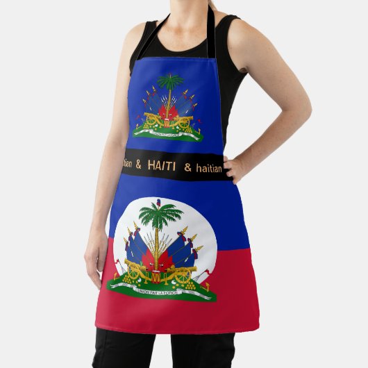 Koken keuken van Haïtiaanse en Haïtiaanse vlagkake Schort (Insitu)