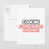 Koken...Koel Kind Briefkaart (Voorkant / Achterkant)