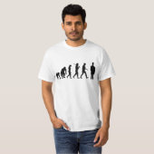 Koken koken BBQ King Mannen Workaholic Chef Evolve T-shirt (Voorkant volledig)