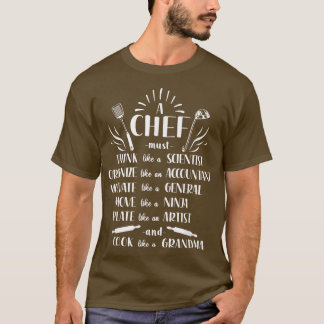 Koken Kook Keuken Chef T-shirt